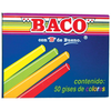 Gises Comprimidos, Colores Surtidos, Caja Con 50 Piezas, BACO TIC-50
