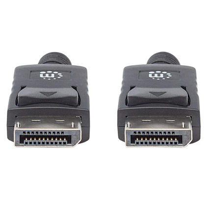 Cable de Video DisplayPort - DisplayPort (M-M), Blindado, Longitud 3.0 Metros, MANHATTAN 307093