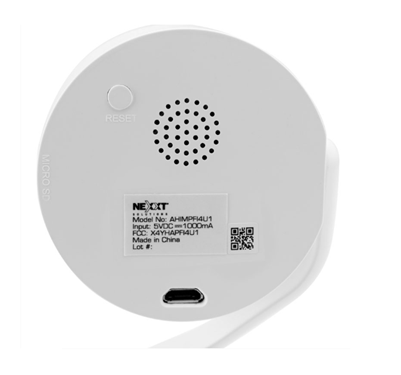 Cámara de vigilancia para interiores con audio bidireccional, 1080p, Wi-Fi, Ranura microSD, NEXXT AHIMPFI4U1
