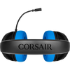 Audífonos con Micrófono Gamer HS35 Stereo, Alámbrico 3.5mm, Longitud del Cable 1.1 Metros, Color Negro / Azul, CORSAIR CA-9011196-NA
