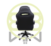 Silla Gamer Chaser, Reposa Brazos, Soporte Cervical y Lumbar, Color Blanco, Max. 110 Kg, CHASER CH-FIREWHITE