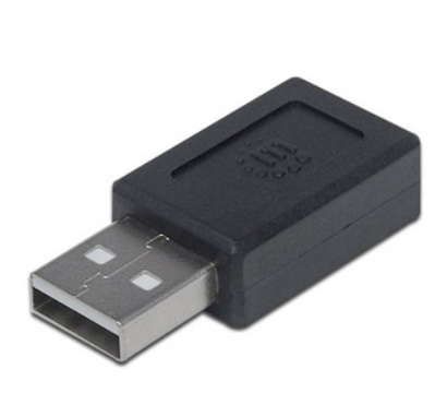 Adaptador USB - USB-C (M-H), MANHATTAN 354653