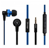 Audífonos Con Micrófono, Alámbricos (3.5 mm), Color Azul, VORAGO EP-303-BL