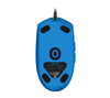 Ratón (Mouse) Gamer Óptico G203 LightSync, Alámbrico, USB, 200 - 8000 DPI, 6 Botones, Iluminación RGB, Color Azul, LOGITECH 910-005795