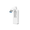 Adaptador USB - Ethernet, 10/100/1000  Mbps (Gigabit), Color Blanco, TP-LINK UE300