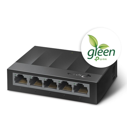 Switch de Escritorio Litewave, Gigabit de 5 puertos 10/100/1000 Mbps, No Administrable, Carcasa Plástica, TP-LINK LS1005G