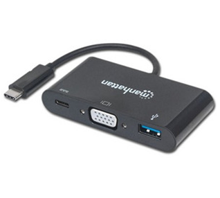 Adaptador de Video USB-C - VGA (M-H), MANHATTAN 152044