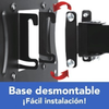Soporte de Pared con Brazo Articulado para Pantalla 26" - 55", hasta 35Kg, Color Negro, BROBOTIX 651589