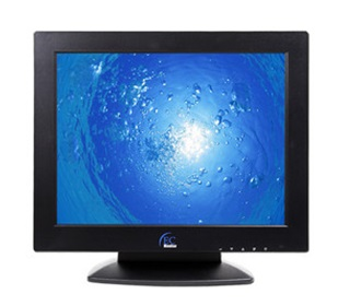 Monitor Touch 15" LCD, Para Punto de Venta, USB, Color Negro, Resolución Máx. 1024 x 768, Uso Rudo, EC LINE EC-TS-1515