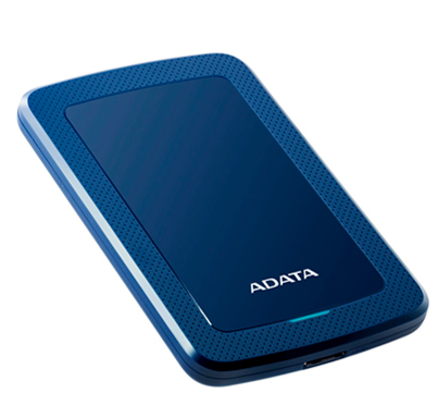 Disco Duro Externo HV300, Capacidad 1TB (1,000GB), Interfaz USB 3.1, Color Azul, ADATA AHV300-1TU31-CBL