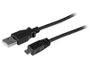 Cable Micro USB - USB (M- M), Color Negro, Longitud 1.8 Metros, STARTECH UUSBHAUB6