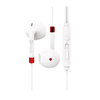 Audífonos Intrauriculares con Micrófono, Gettech Sharp, Alámbricos 3.5mm, Color Blanco / Rojo, QIAN MI-1440R
