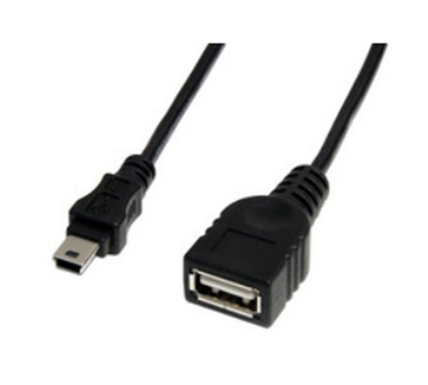 Cable Mini USB 2.0 (30 cm) - USB A a Mini B H/M, STARTECH USBMUSBFM1