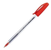 Pluma (Bolígrafo), Modelo KILOMETRICO InkJoy 100, Color Rojo, Punta Ultra Fina (0.7 Milímetros), PAPER MATE 17490103532