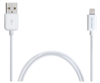 Cable Para Datos y Carga Lightning a USB (M), Certificado Total MFi, 1 Metro, Color Blanco, TP-LINK TL-AC210