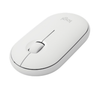 Ratón (Mouse) Óptico Inalámbrico Pebble M350, Bluetooth, USB, Color Blanco, LOGITECH 910-005770