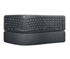 Teclado Partido Ergonómico Inalámbrico Ergo K860, Bluetooth, USB, QWERTY, Color Negro, LOGITECH 920-009845