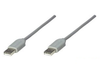 Cable de Datos USB-A - USB-B (M-M), Color Gris, Longitud 1.8 Metros, MANHATTAN 317887