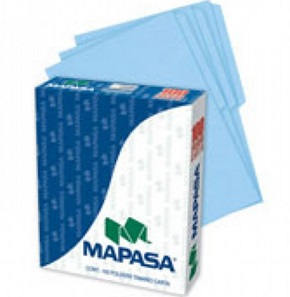 Folder Tamaño Carta, Color Azul, Caja C/ 100 Piezas, MAPASA PA0001