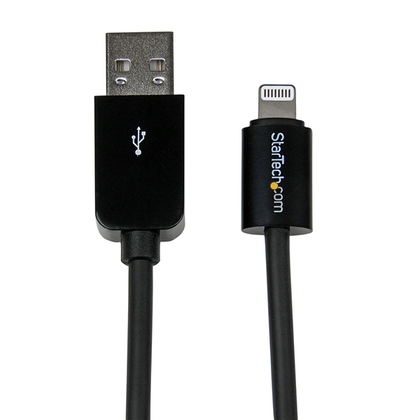 Cable Lightning - USB (M- M), Color Negro, Longitud 1.0 Metros, STARTECH USBLT1MB