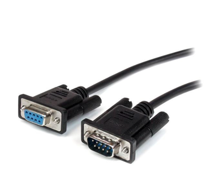 Cable DB9 - DB9 (M-H), Color Negro, Longitud 1.0 Metros, STARTECH MXT1001MBK