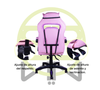Silla Gamer Chaser, Reclinable, Reposa Pies, Soporte Cervical y Lumbar, Color Rosa / Morado , Max. 120 Kg, CHASER CH-GAMERPINKPUR