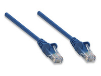 Cable de Red (Patch Cord), Cat 6, RJ45 - RJ45 (M-M), 1.0 Metros, Color Azul, INTELLINET 342575