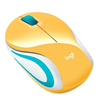 Ratón (Mouse) Óptico Modelo M187, Inlámbrico (USB), Hasta 1000 DPI, Color Amarillo, Tamaño Mini, LOGITECH 910-005365