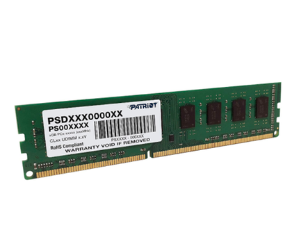 Memoria RAM Signature DDR3, 1333MHz, 4GB, Non-ECC, CL9, PATRIOT PSD34G13332