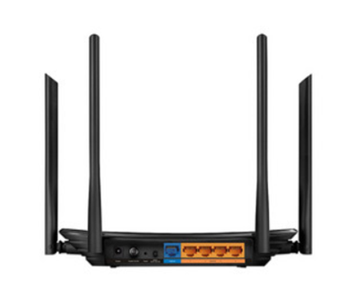 Router Inalámbrico Gigabit Archer C6 Wireless AC1200 MU-MIMO, de doble banda, Wireles AC (Wi-Fi 5), hasta 1200Mbps, 4 Puertos Gigabit LAN, TP-LINK ARCHERC6