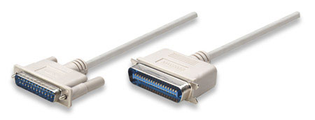 Cable de Datos DB25 - CEN36 (M-M), 1.8 Metros, MANHATTAN 303033
