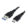 Cable de Datos USB 3.0 (M) a USB 3.1 Tipo C (M), Color Negro, Longitud 1.0 Metros, GIGATECH CUAC-1.0