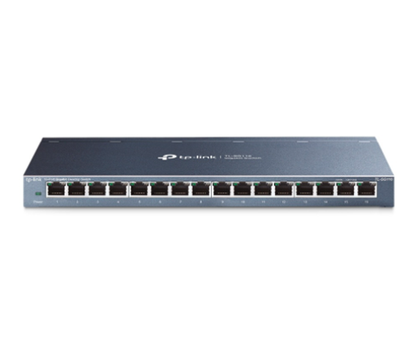 Switch Gigabit Ethernet, 16 Puertos Ethernet 10/100/1000Mbps, 32Gbit/s, 8000 Entradas, No Administrable, TP-LINK TL-SG116