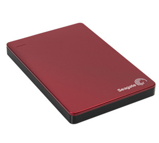 Disco Duro Externo Backup Plus Slim, Capacidad 1TB (1,000GB), Interfaz USB 3.0, Color Rojo, SEAGATE STDR1000103