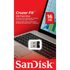 Memoria Flash USB 2.0, Cruzer Fit Z33, Capacidad 16GB, Color Negro, SANDISK SDCZ33-016G-G35