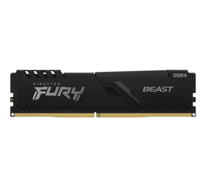 Memoria RAM FURY Beast Black, DDR4 PC4-28800 (3600MHz), 16GB, Non-ECC, CL18, KINGSTON KF436C18BB/16