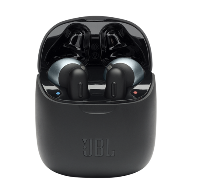 Audífonos Inalámbricos In Ear True Wireless Tune 220TWS, con Estuche de Carga, Bluetooth 5.0, Color Negro, JBL JBLT220TWSBLKAM