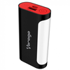 Power Bank (Cargador Portátil ), 1 x USB (H) (5V/1A), Capacidad: 6,000 mAh, Color Negro / Rojo, VORAGO AU-201-BK/RD