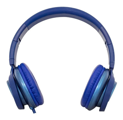 Audífonos Con Micrófono Modelo Mobifree, Alámbricos (3.5 mm), Cable 1.2m, Color Azul Metálico, ACTECK MB-02013
