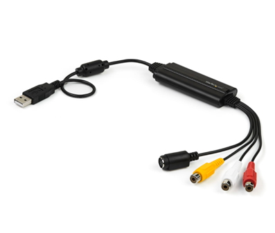 Adaptador de Captura de Video, RCA/Súper-Video a USB 2.0, Compatible con TWAIN (Conversor de Análogo a Digital), STARTECH SVID2USB232