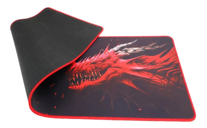 MousePad Gaming XL Dragon, 30mm x 80mm, Color Negro, NACEB NA-0948
