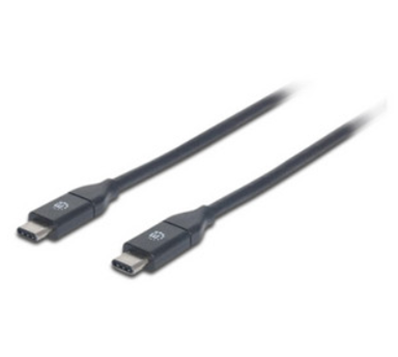 Cable de Datos USB-C - USB-C (M-M), Longitud 1.0 Metros, MANHATTAN 354899