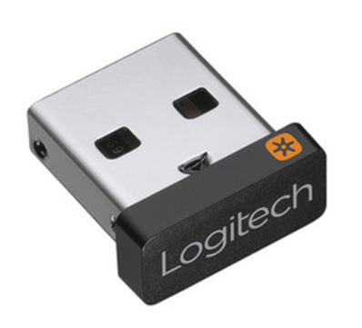 Receptor USB Inalámbrico, Frecuancia 2.4 GHz, Para Perifericos Unifyng, LOGITECH 910-005235