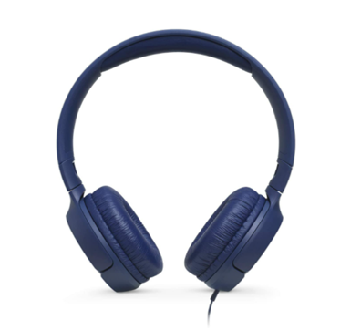 Audífonos (Diadema) Tune 500, con Micrófono, Alambricos 3.5mm, Plegable, Color Azul, JBL JBLT500BLU