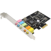 Tarjeta de Sonido, PCI Express, 5.1 Canales, BROBOTIX 651923