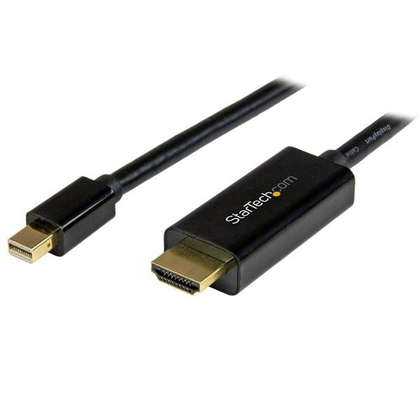 Cable de Video Mini DisplayPort - DisplayPort (M-M), Longitud 5.0 Metros, Resolución Max. 4K,30Hz, STARTECH MDP2HDMM5MB