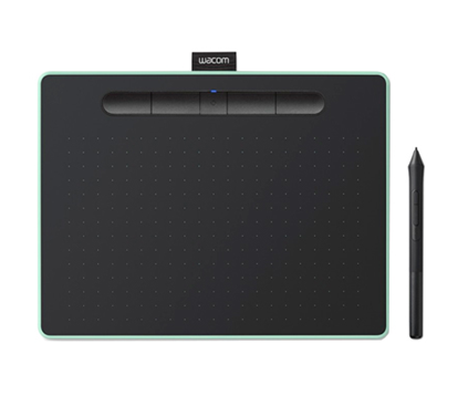 Tableta Gráfica Digitalizadora, Intuos Bluetooth Creative, 21.6 x 13.5 cm, Bluetooth, USB, Verde, WACOM CTL6100WLE0