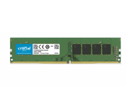 Memoria RAM DDR4, 2666MHz, 4GB, Non-ECC, CL19, CRUCIAL CT4G4DFS8266