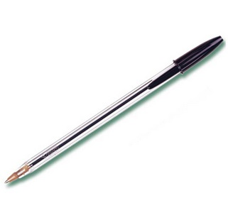 Pluma (Bolígrafo), Modelo Dura +, Color Negro, Punto Mediano (1.1 Milímetros), BIC M-250NPM