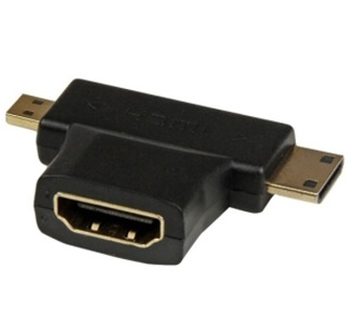Adaptador de Video HDMI - Mini HDMI / Micro HDMI (H-M), 